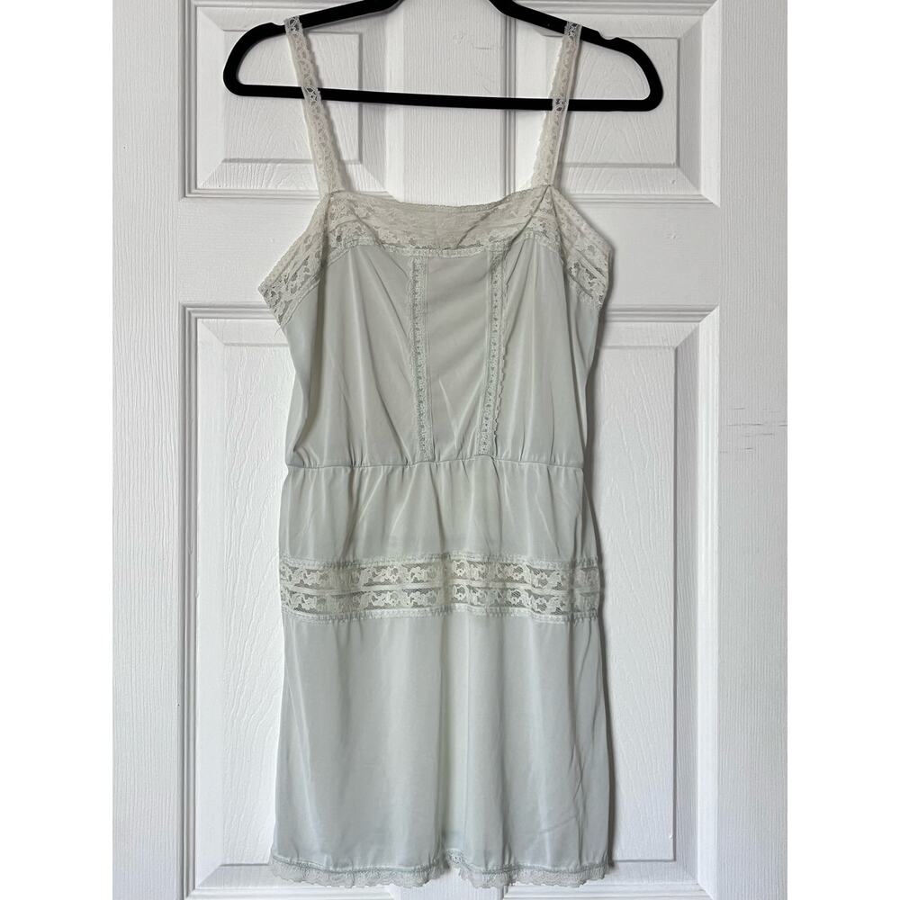 Sparkle & Fade Lace-Trim Slip (Dress) - Size S